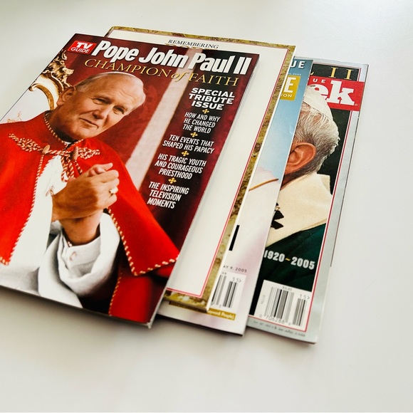 4 Pope John Paul II Commemorative Collectible Magazines - Picture 2 of 2